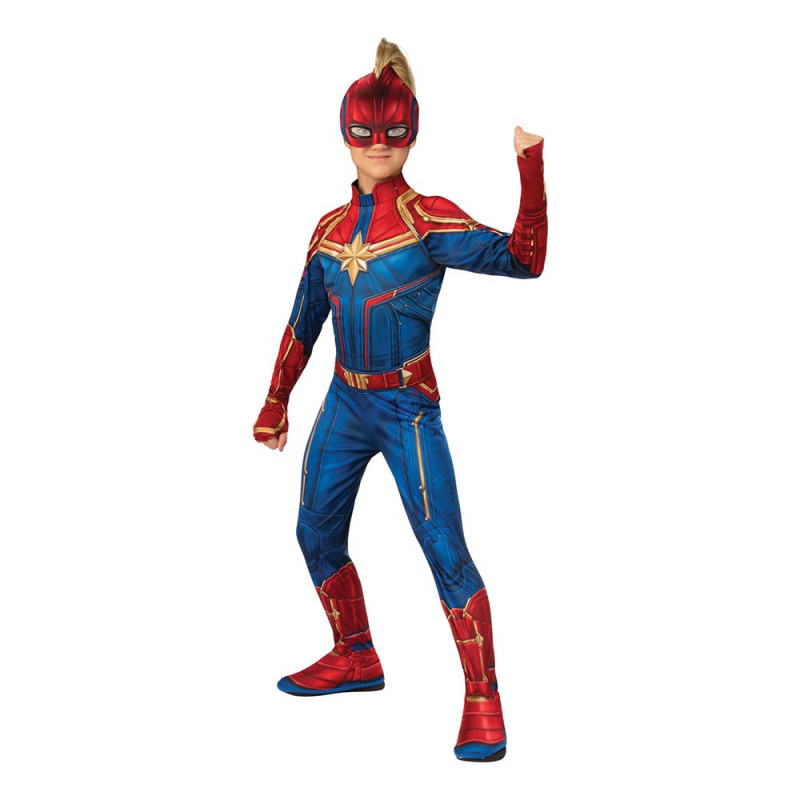 Captain Marvel Hero Barn Maskeraddräkt - Medium