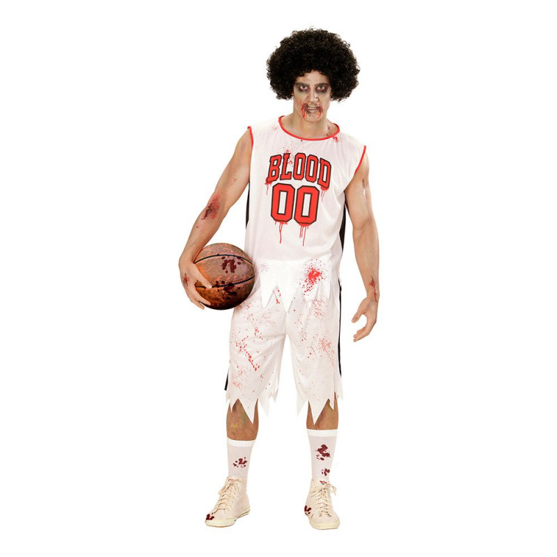 Basketspelare Zombie Maskeraddräkt - Large