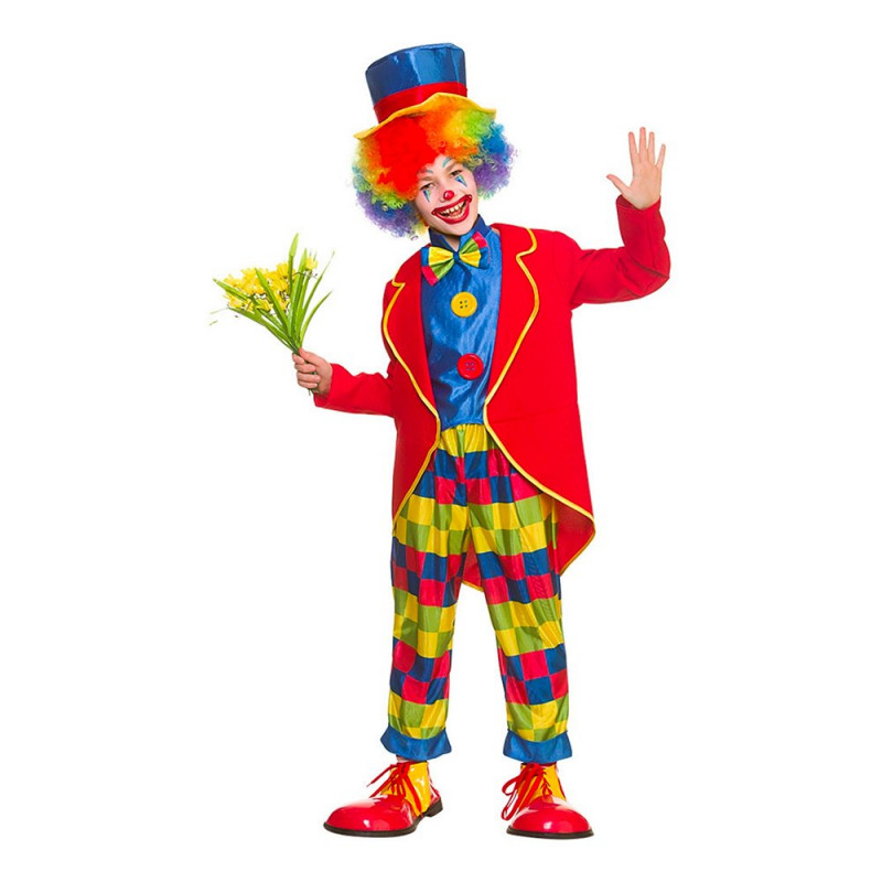 Cirkus Clown Barn Maskeraddräkt - Large