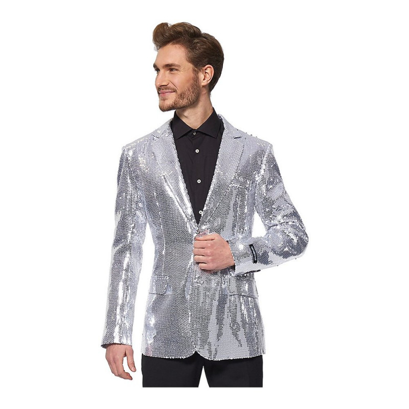 Suitmeister Sequins Silver Herr Kavaj - Small
