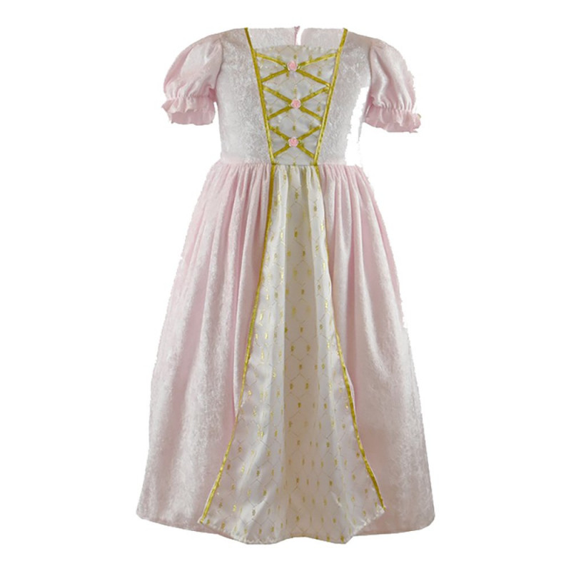 Prinsessklänning Sammetsrosa Barn - Medium