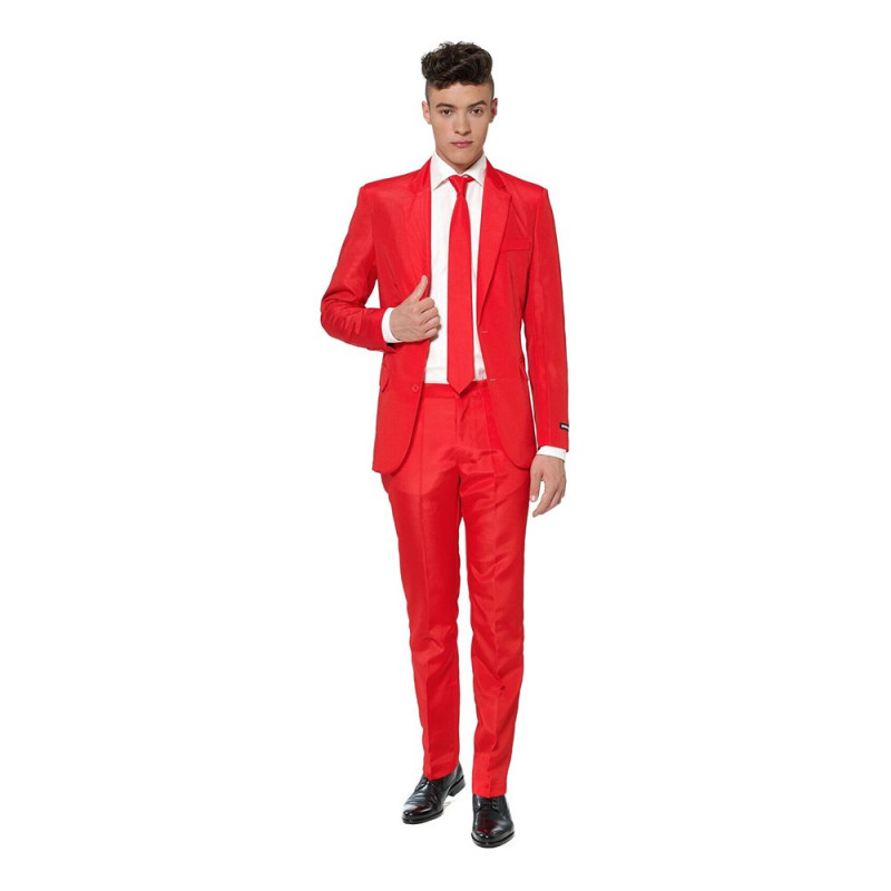 Suitmeister Röd Kostym - Small