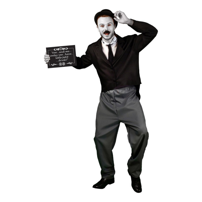 Charlie Chaplin Deluxe Maskeraddräkt - X-Large
