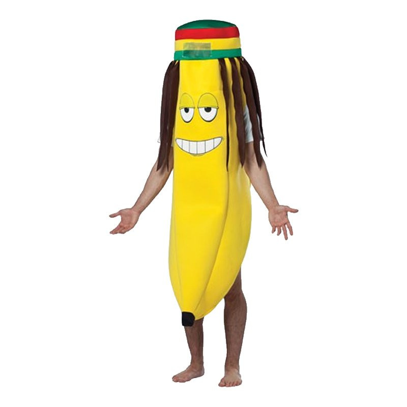 Rasta Banan Maskeraddräkt - One size