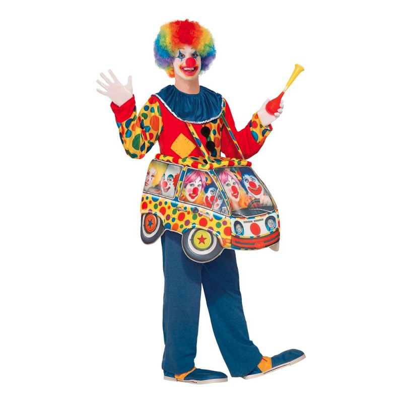 Clownbil Maskeraddräkt - One size