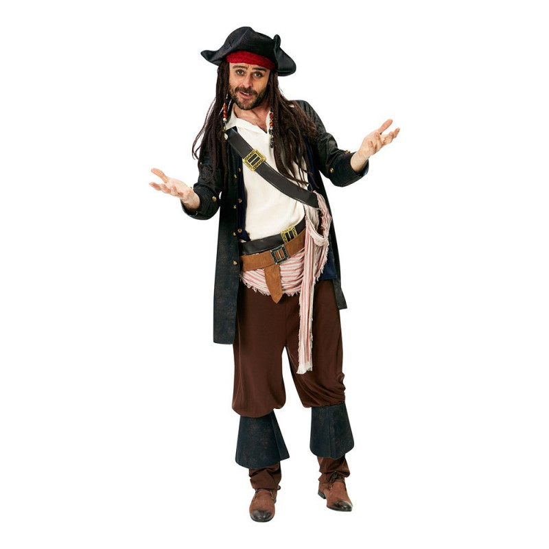 Kapten Jack Sparrow Maskeraddräkt - Standard