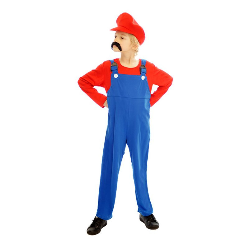Super Mario Budget Barn Maskeraddräkt - Large