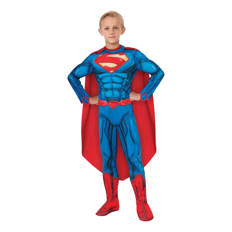 Superman New Barn Maskeraddräkt - Small