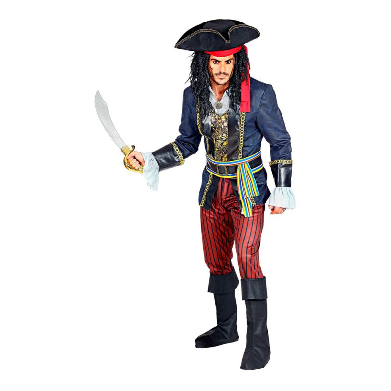 Pirat Kapten Maskeraddräkt - X-Large