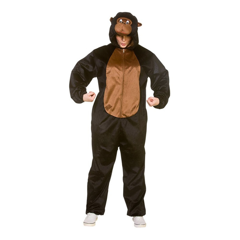 Gorilla Jumpsuit Maskeraddräkt - One size
