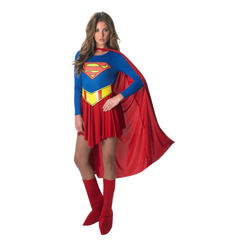 Supergirl Klassisk Maskeraddräkt - Large