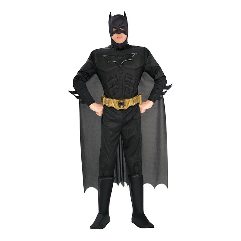 Batman Dark Knight med Muskler Maskeraddräkt - X-Large