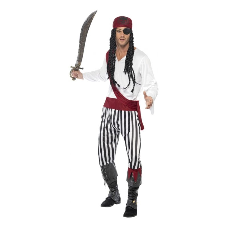 Piratman Maskeraddräkt - Large