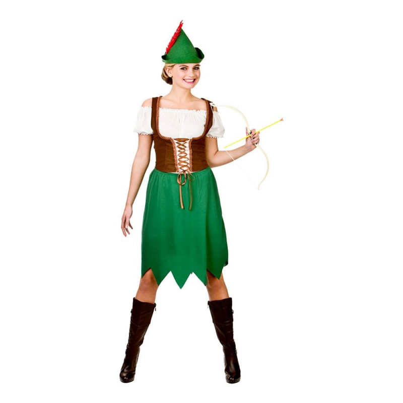 Kvinnlig Robin Hood Maskeraddräkt - Small