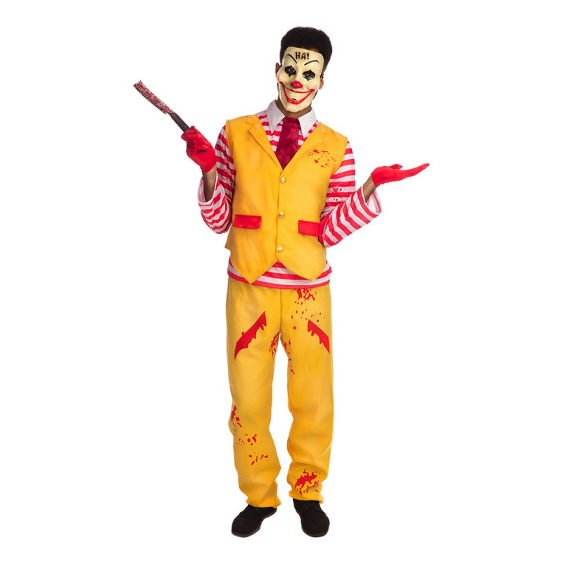 Galen Clown Halloween Maskeraddräkt - X-Large