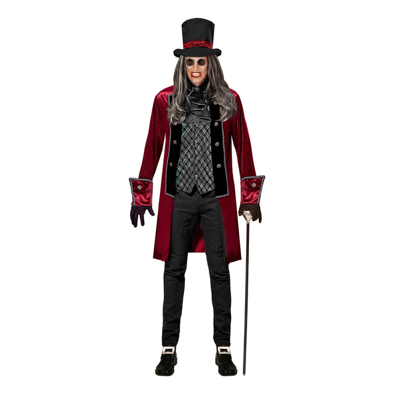 Viktoriansk Vampyr Halloween Maskeraddräkt - Medium