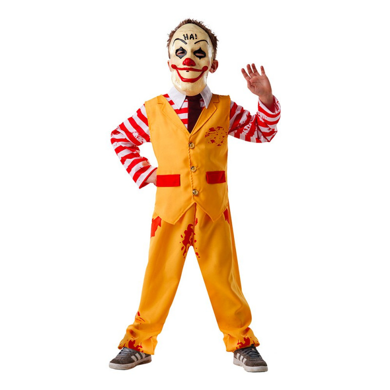 Galen Clown Halloween Barn Maskeraddräkt - Medium
