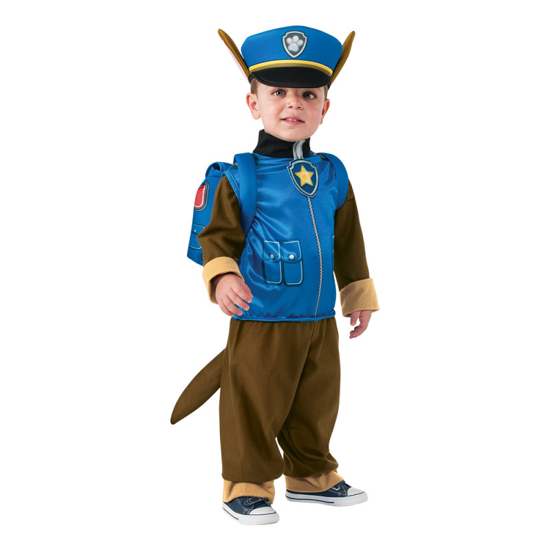 Paw Patrol Chase Barn Deluxe Maskeraddräkt - Small