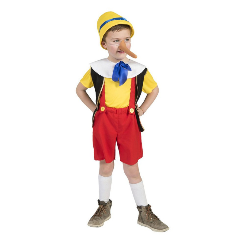 Pinocchio Barn Maskeraddräkt - X-Small