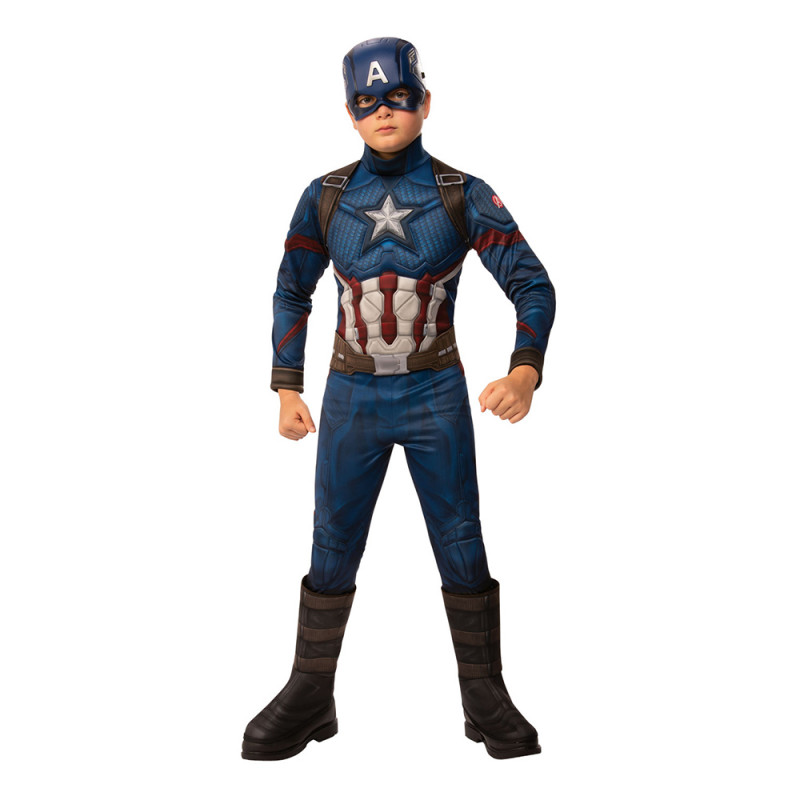 Captain America Barn Maskeraddräkt - Medium