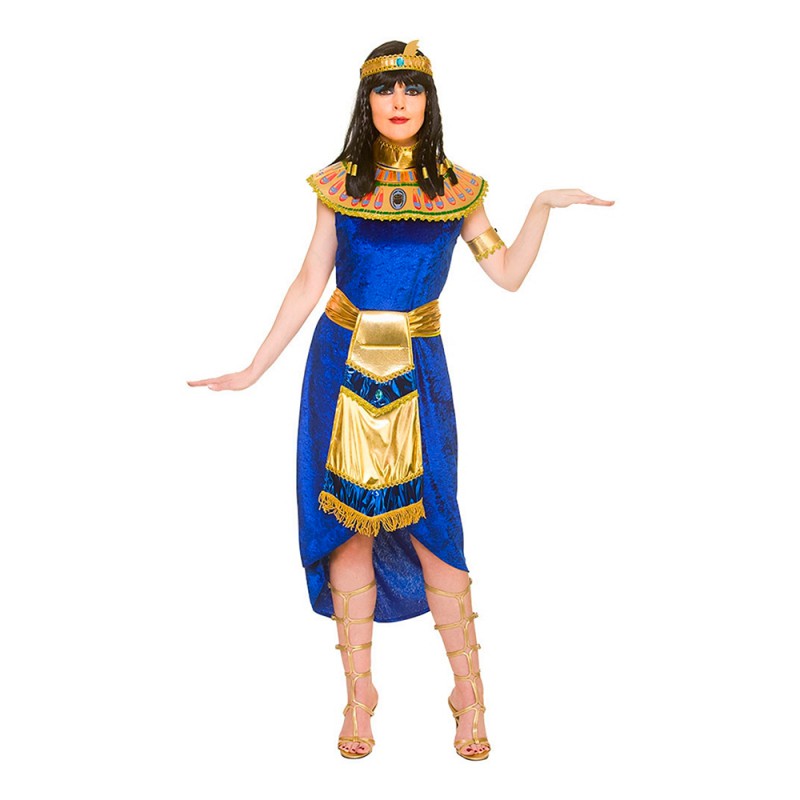 Cleopatra Blå Maskeraddräkt - Large