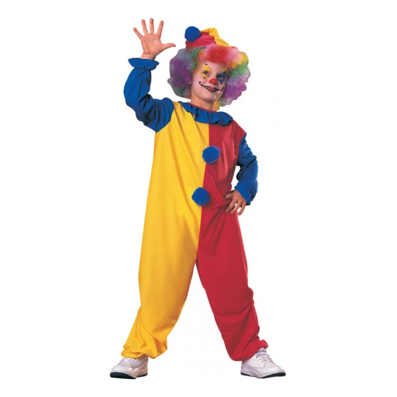 Clown Budget Barn Maskeraddräkt - Medium