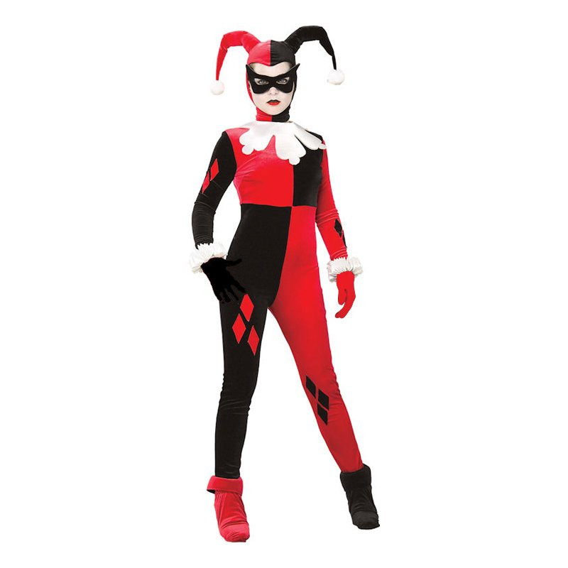 Harley Quinn Deluxe Maskeraddräkt - Medium