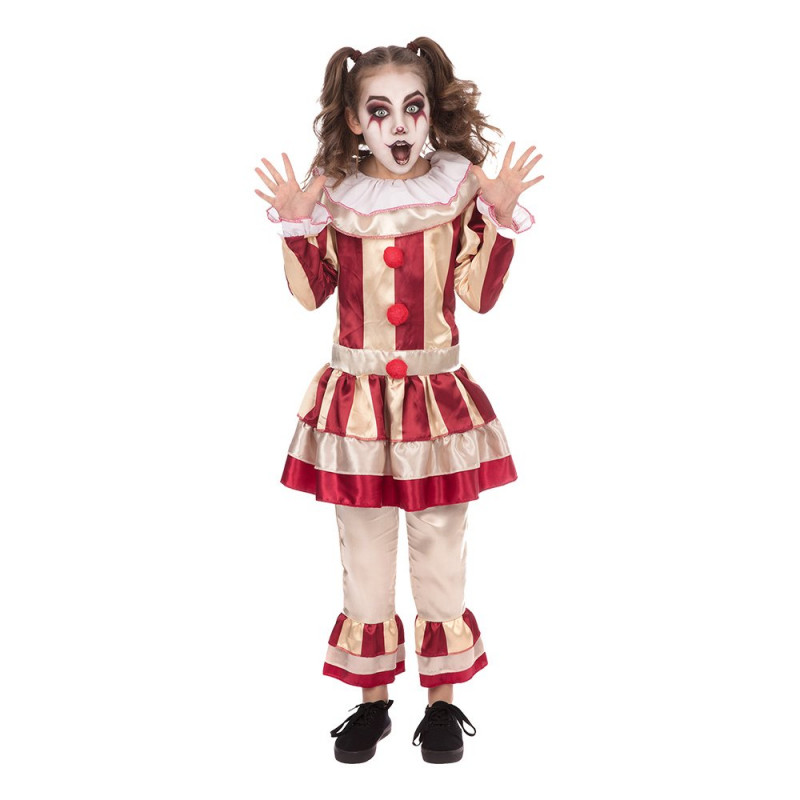 Karnival Clown Barn Maskeraddräkt - Large