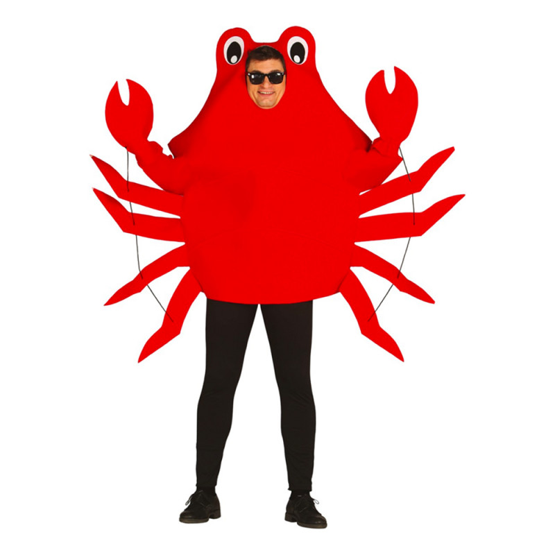 Röd Krabba Maskeraddräkt - Large