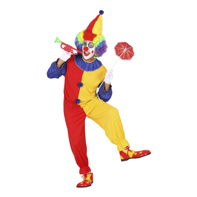 Clown Maskeraddräkt - Large
