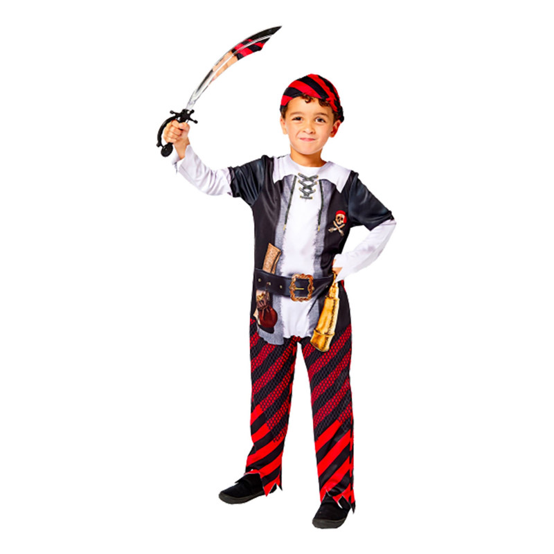Pirat Pojke Barn Maskeraddräkt - 3-4 år