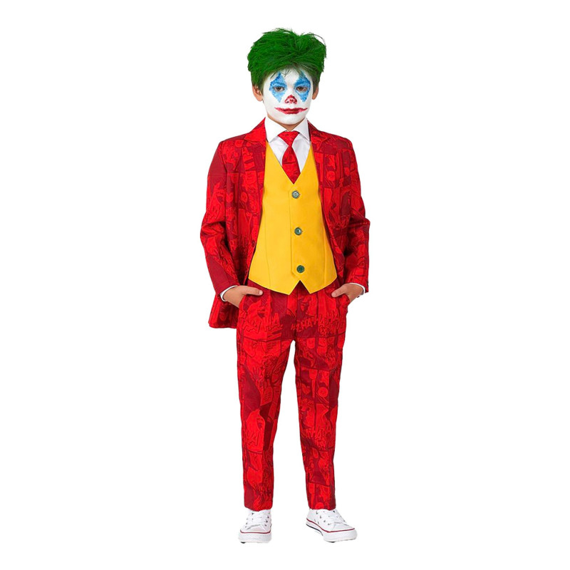 Suitmeister Scarlet Joker Boys Kostym - Medium