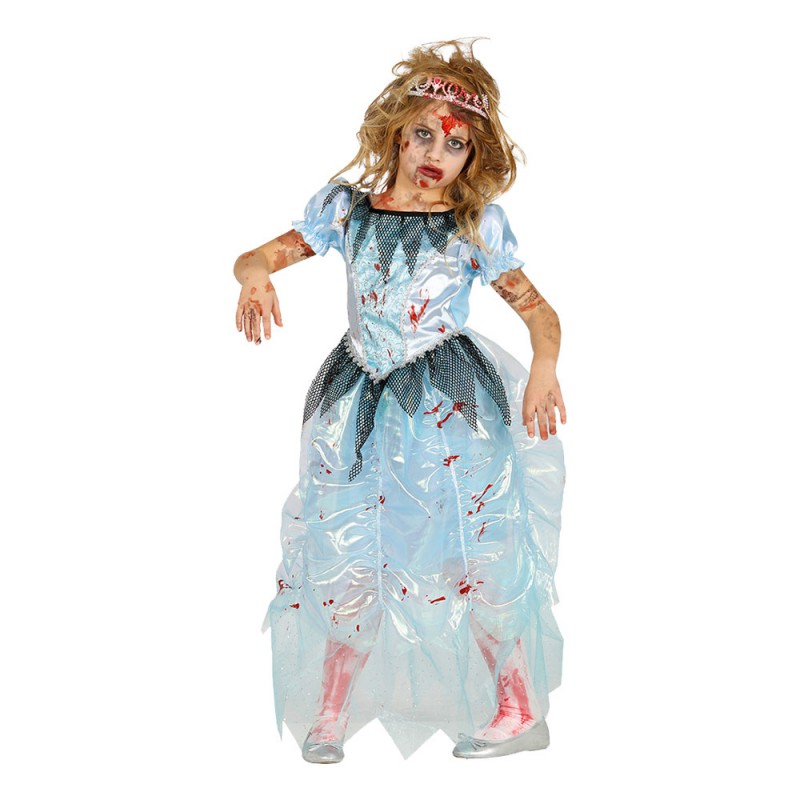 Zombie Prinsessa Barn Maskeraddräkt - Small