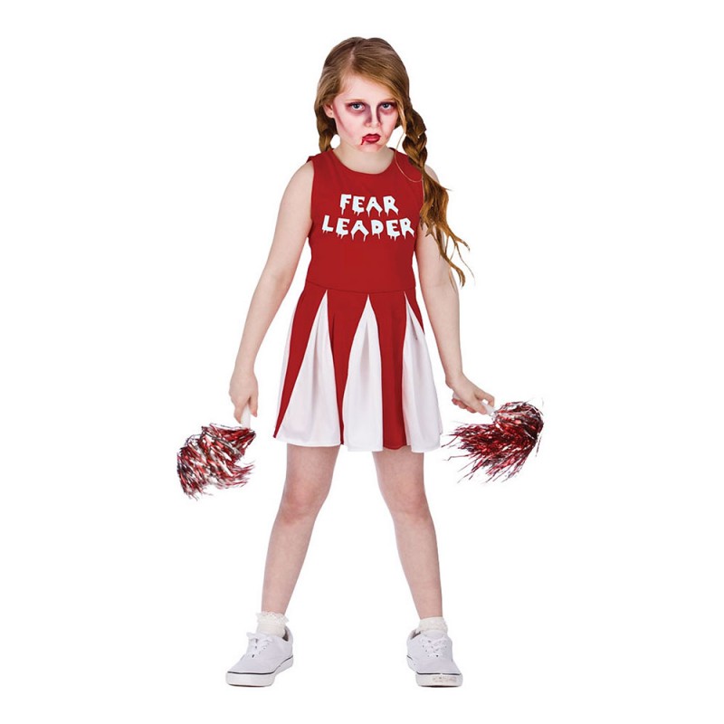 Cheerleader Halloween Barn Maskeraddräkt - Medium