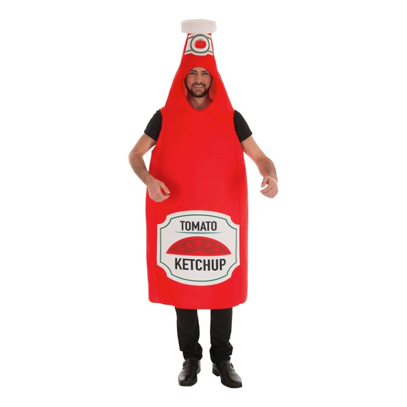Ketchupflaska Maskeraddräkt - One size