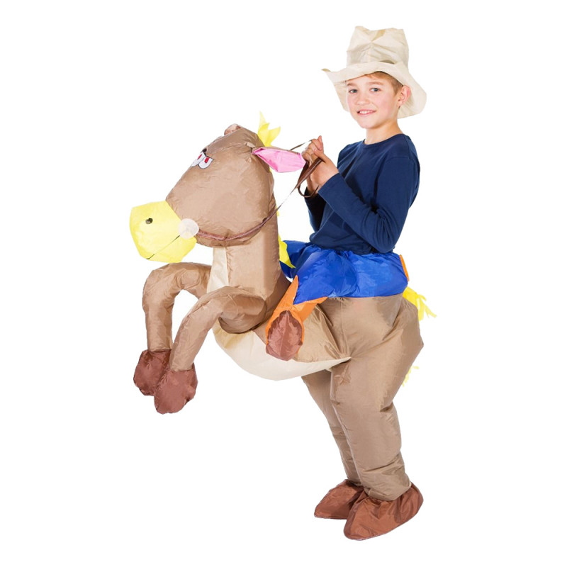 Uppblåsbar Cowboy Barn Maskeraddräkt - One size
