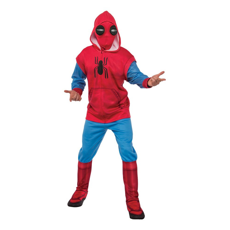 Spider-Man med Hoodie Maskeraddräkt - Standard