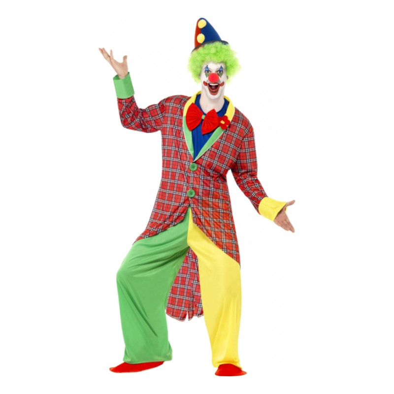Cirkus Clown Maskeraddräkt - Medium