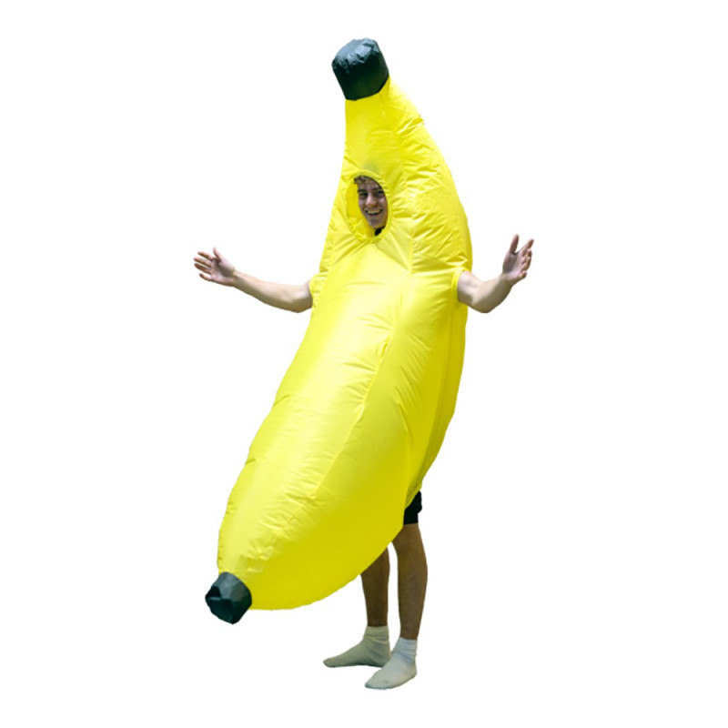 Uppblåsbar Banan Maskeraddräkt - One size