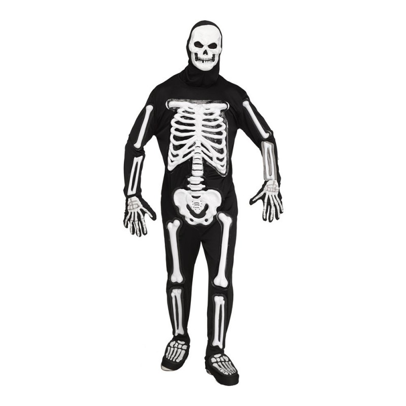 Skelett Deluxe Maskeraddräkt - One size