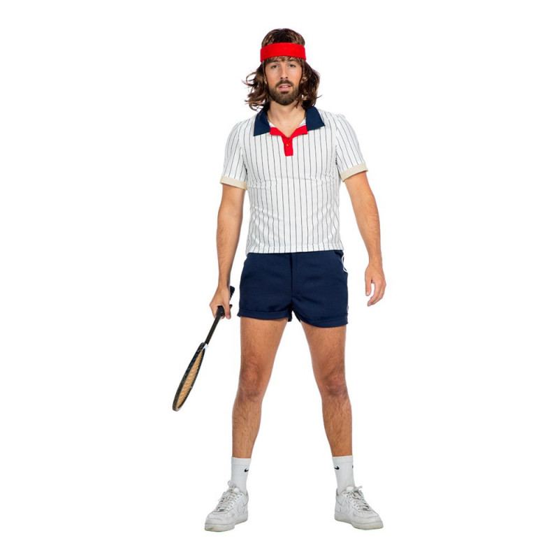 Tennisspelare Retro Herr Maskeraddräkt - 52