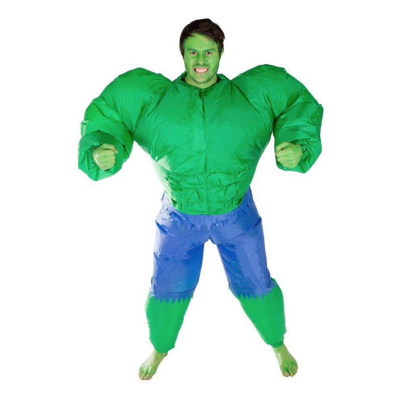Uppblåsbar Hulken Maskeraddräkt - One size